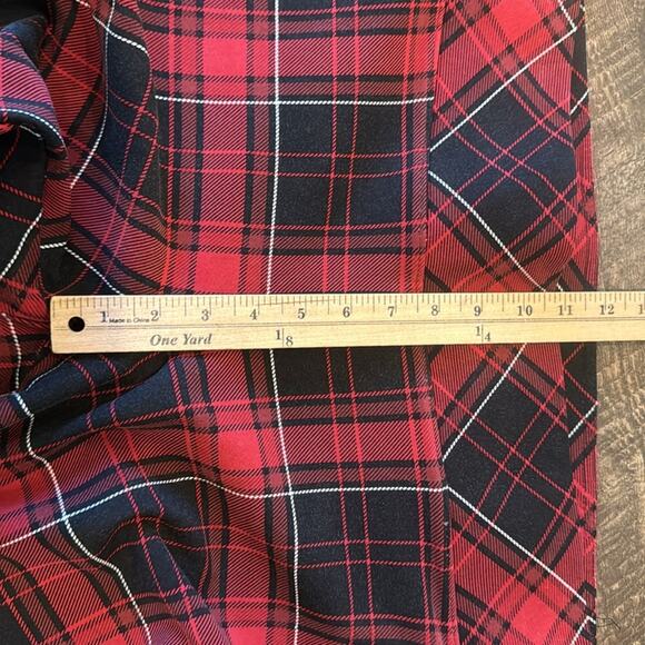 Torrid Women's Pixie Skinny Studio Luxe Ponte High Rise Pant Plaid Size 2X - Picture 5 of 8